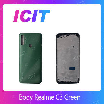 Realme C3 อะไหล่บอดี้ เคสกลางพร้อมฝาหลัง Body For RealmeC3 อะไหล่มือถือ คุณภาพดี สินค้ามีของพร้อมส่ง (ส่งจากไทย) ICIT 2020