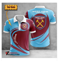 West Ham United F.C 2023 Latest Personalized Sub Customization High Quality Polo Shirt (Contact Online for Free Customization)-NO.HSHJ550S