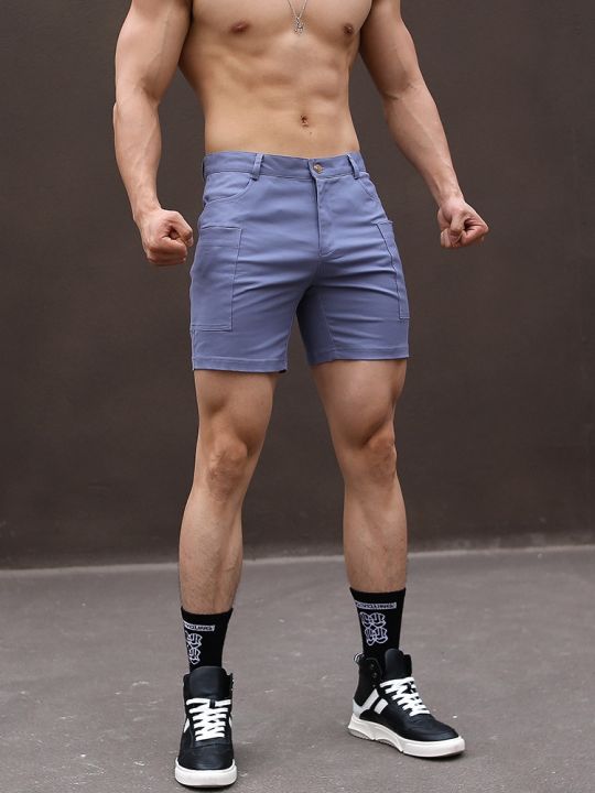 2023-new-fashion-version-original-mr-hui-spring-and-summer-three-point-shorts-mens-big-pocket-trend-button-pure-cotton-casual-sports-fitness-shorts