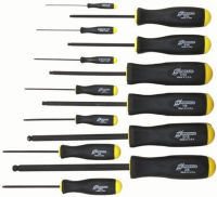 Bondhus 74637 Set of 13 Balldriver Screwdrivers with ProHold Tip, ProGuard Finish, sizes .050-3/8-Inch