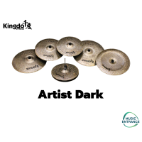 Kingdo Artist Dark Series แฉ ฉาบ สำหรับ กลองชุด Splash Hi-Hat Crash Ride