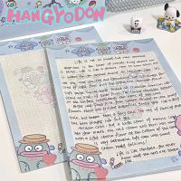 ▼⊕ B5 Sanrio Hangyodon Memo Pad Cartoon Notebook Student Writing Stationery Girl Planner Notepad Tearable School Office Supplies