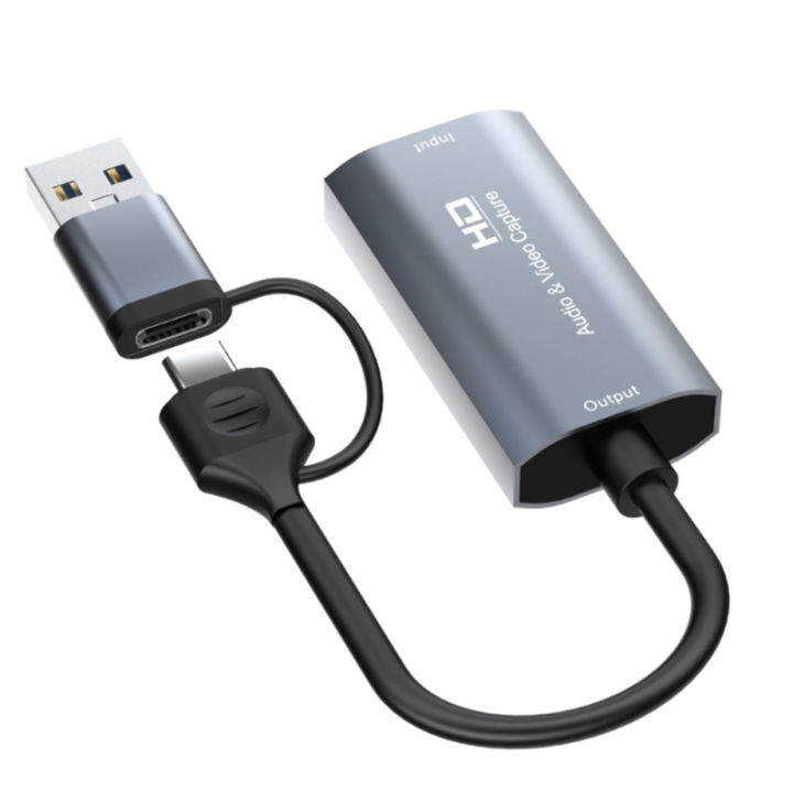 ซินซู-วิดีโอการ์ดบันทึก4k-มัลติมีเดียเอชดีอินเตอร์เฟซไปยัง-usb-usb-c-การ์ดบันทึก1080p-hd-live-rekam-video-grabber-เสียง