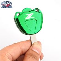 ❧◑ 2021 NEW Motorcycle CNC Key Case Cover Shell For KAWASAKI Z125 Z250 Z300 Z400 Z650 Z750 Z800 Z900 Z1000 (Key Without chip)