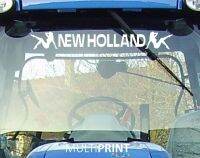 สำหรับ New Holland Tractor sunstrip sunvisor decal VINYL Sticker-Free POST NEW1