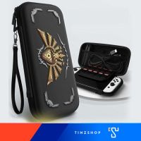 TZ กระเป๋า Nintendo Switch  Oled  Airfoam สีดำ ลายเซลด้า  เคส กระเป๋า ใส่เครื่องเกม Nintendo Switch รุ่น Oled , กล่องแดง