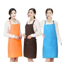 Men Lady Woman Apron Home Kitchen Chef Aprons Restaurant Cooking Baking Dress Fashion Apron with Pockets Kitchen Apron 2021 New Aprons