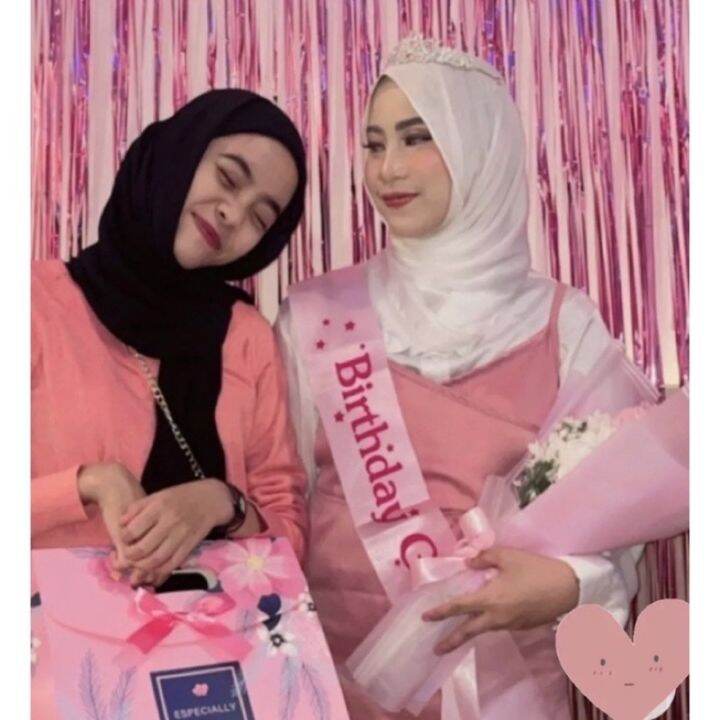 Selempang ulang tahun/ slempang happy birthday/Selempang sash BIRTHDAY
