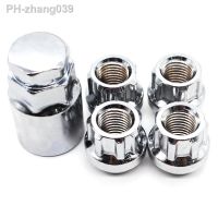 4 Wheel Nuts Locking 1 key Racing M12x1.5 Wheel Locks Lug Nuts Anti Theft For ford Hyundai chevrolet buick Kia Mazda Geely BYD