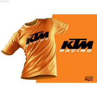 RACING (สต็อกเพียงพอ) 2023 NEW KTM T-SHIRT MICROFIBRE | SHORT SLEEVE &amp; LONG SLEEVE |คุณภาพสูง size:S-5XL