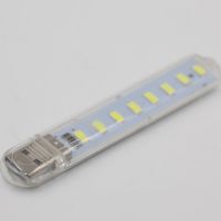 Mini 5V USB LED Book Night Light 8LEDs 4W Camping Lamp Reading Bulb For Laptop PC Computer Notebook Mobile Power Bank Charger Ceiling Lights