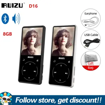  Reproductor Mp3, Ruizu X02 Ultra Slim Music Player FM
