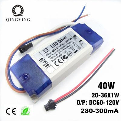 1pcs 20W 30W 40W LED Driver 20-36x1W 300mA DC60-120V High Power LED Powr Supply For Floodlight Electrical Circuitry Parts