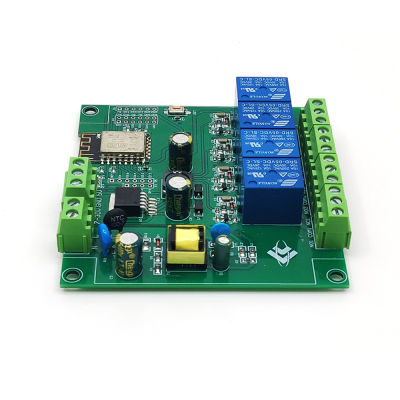 Acdc แหล่งจ่ายไฟ ESP8266ไร้สาย WIFI 4ช่องโมดูลรีเลย์ ESP-12F Wifi คณะกรรมการพัฒนาการสำหรับ A Rduino