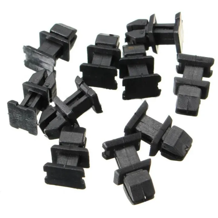 Push Panel Clips Retainer W124 R129 W140 W202 Black 10pcs Buckle Brand 