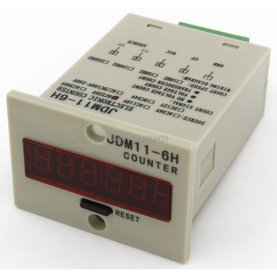 JDM11-6H 5 pin 6-36VDC NPN sensor input digital electronic production counter relay JDM11 AC 220V 110V 380V 36V DC 24V 12V