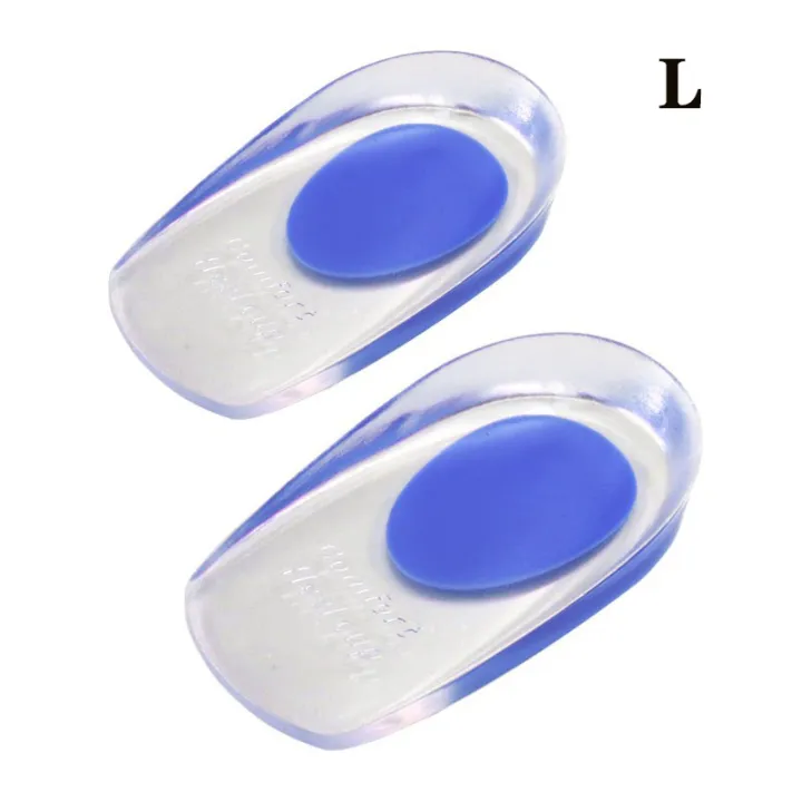 1 Pair Gel Heel Cups Plantar Fasciitis Inserts Silicone Heel Cup Pads 