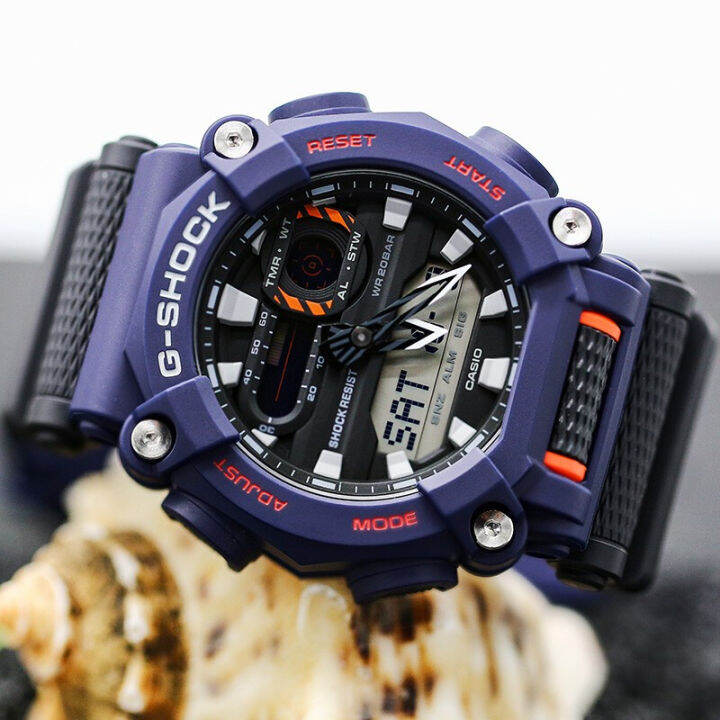 นาฬิกากีฬาผู้ชาย-g-shock-ga900-ต้นฉบับ-แสดงเวลาคู่-กันน้ำได้ถึง-200-เมตร-กันกระแทกได้-โลกเวลา-แสง-led-อัตโนมัติ-รับประกัน-4-ป-ga-900-2a-ใหม่แท้