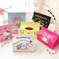 Yb2 Sanrio กล่องเก็บทิชชู่ ลายการ์ตูน Hello Kitty mymelody กันฝุ่น สร้างสรรค์ สําหรับห้องนั่งเล่น นักเรียน ครัวเรือน