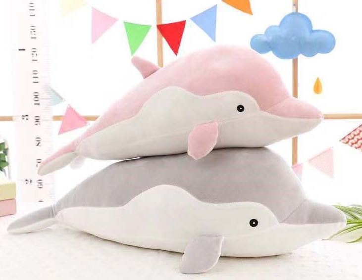 Dolphin stuffed toy Cushie Soft toy Children gift Soft down Cotton Kid