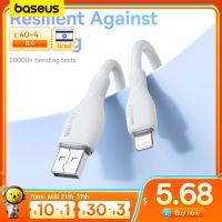 Baseus สาย2.4A สาย USB สำหรับสายชาร์จ USB เป็นสายสายชาร์จข้อมูลที่รวดเร็วสำหรับ14 13 12 11 Pro