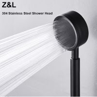 Stainless Steel Shower Head Fall Resistant Wall Mounted Handheld Showerheads Water Saving High Pressure Bathroom Rainfall Shower Showerheads