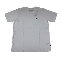 เสื้อยืดแขนสั้นลาย Nautica VR8100-RM  สีขาว