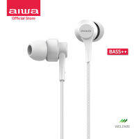 AIWA EW101-V2 Wired In-Ear Earphones หูฟังมีสาย 3.5 มม. BASS++