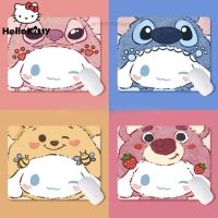 Sanrio Cinnamoroll Kawaii Disney Stitch Mouse Pad Lovely Lotso Desk Mat Pads Non-slip Waterproof Office Home Decor Cup Mat Y2k