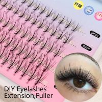 【cw】 Bundles C Curl 0.07mm Thickness Eyelashes Cluster Extension Grafting Soft Wispy Volume Makeup 【hot】