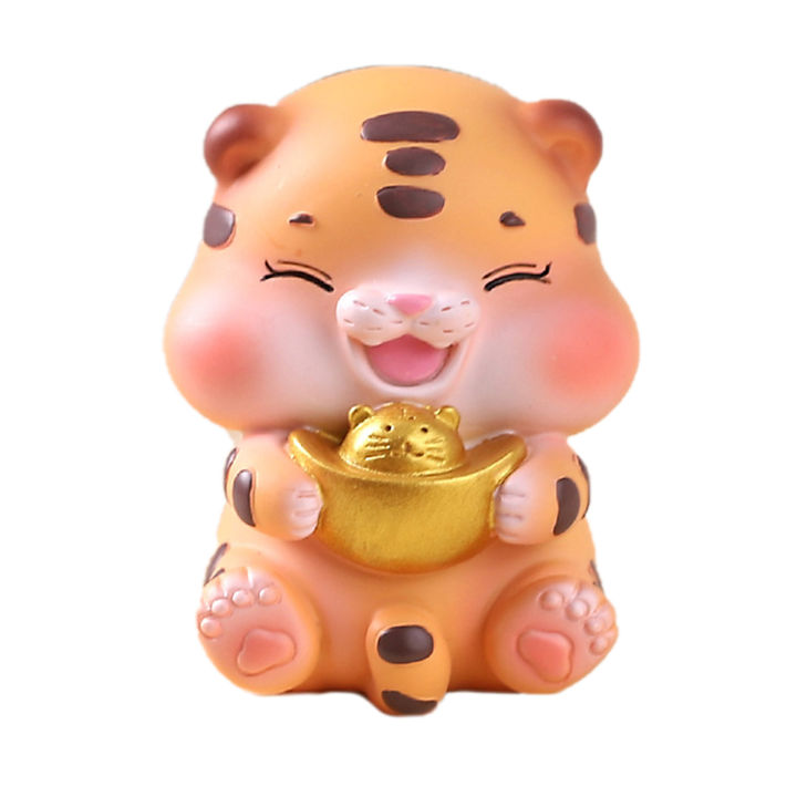 lightnice-2022-chinese-new-year-desktop-crafts-mascots-cartoon-home-decor-handmade-sculpture-cute-little-fortune-tiger