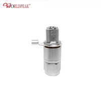 ☋☾✑ Free shipping 0-7.5G N male to female bulkhead built-in lightning arrester type1