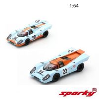 Spark 1:64 Porsche 917 K No.20/No.22 24H LeMans 1970 Gulf รถโมเดล Diecast แข่งรถ