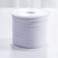 ☸✴☼ 3/4/5/6/8/10/12mm 5yards White Hight Elastic Bands Spool Sewing Band Flat Elastic Cord Diy Handmade Accessories