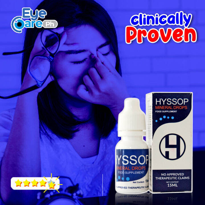 Hyssop Mineral Eye Drops 100 Original Diabetic 15ml Pugita