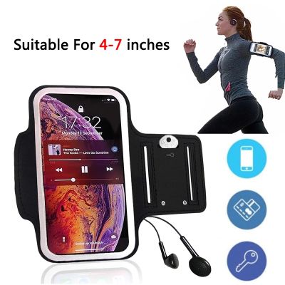 ♧✑ Men Women Universal Arm Band Bag for Mobile Phone with 4-7 inches Arms Band Phone Case Sweat proof Sports Smartphone Accessories