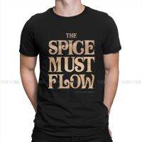 The Spice Must Flow Movie Dune Men T Shirt Cotton Gothic Crewneck Tshirt Harajuku Clothing