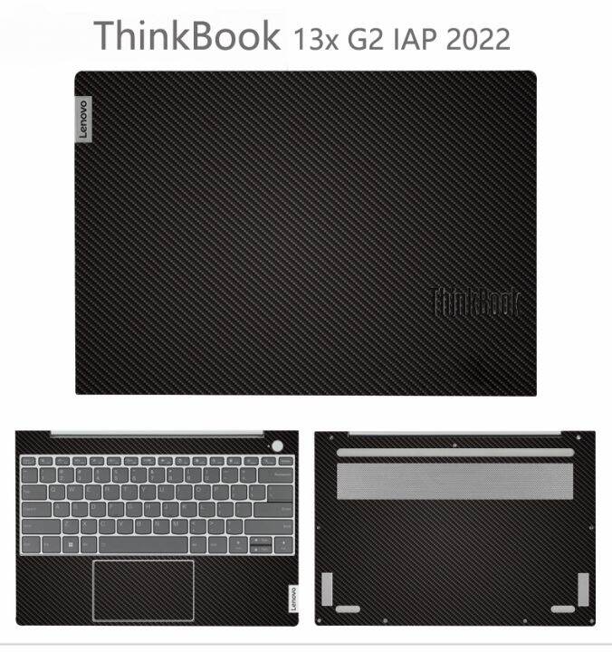 ร้อน-kh-คาร์บอนไฟเบอร์แล็ปท็อปสติ๊กเกอร์ผิวรูปลอกที่ครอบสำหรับ-lenovo-thinkbook-13x-g2-2022-iap