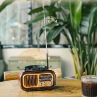 GOLON Retro FM/AM/SW Radio Full Band Portable Radio Receiver Wireless Bluetooth Speaker MP3 Player Support USB/TF Card