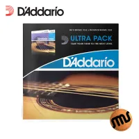 สายกีต้าร์โปร่ง D’Addario Ultra Pack EZ910 + EJ26 ( 2 ชุดใน 1 แพ็ค )