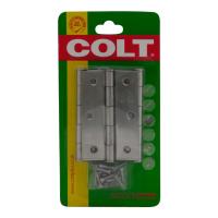 ✨สุดพิเศษ✨ บานพับ COLT 32 3.5x2 นิ้ว แพ็ก 3 ชิ้น โช๊คอัพและบานพับ COLT 3.5"X2" 32 SS HINGE P3