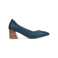 SHU CELEB HEELS 2.5" SIGNET ON RETRO - OREO BLUE รองเท้าส้นสูง