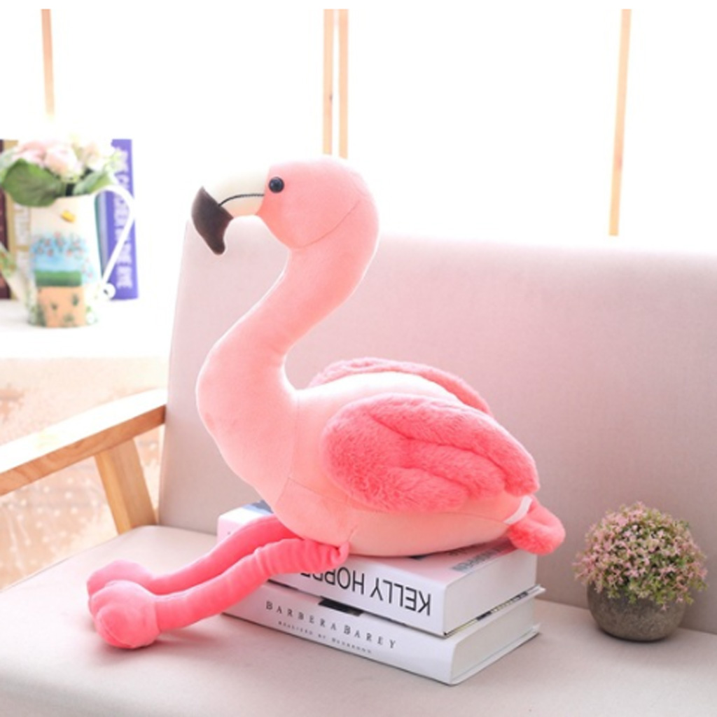 25-50cm 4 Sizes Plush Flamingo Soft Toy Stuffed Animal Hugged Pillow Cushion 