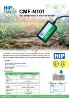 ตัววัดค่าความชื้นและอุณหภูมิภายในดิน HIP CMF-N101 วัสดุทำจากสแตนเลสแท้