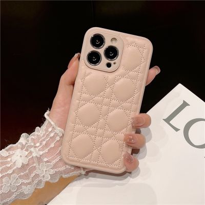 13 Luxury Designer Leather Cases for iPhone 14 Silicone Protection Cover Soft Capa