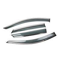 【cw】For Peugeot 207 2009-2013 Window Visor Vent Shades Sun Rain Deflector Guard For Peugeot 207 Auto Accessories 4PCSSET ！