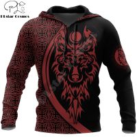 Brand Fashion Hoodies Tattoo Wolf 3D All Over Printed Mens Hooded Sweatshirt Unisex Zip Pullover Casual Jacket Tracksuit DW0208