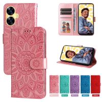 สำหรับ Realme OPPO C53 C55 C35 C31 C25Y C25S C25 C21Y C21 C20 C11 C12 Narzo 20 30A เคสเคสแบบพับปิดได้ TPU แบบนิ่ม2ช่องเสียบบัตรปลอก