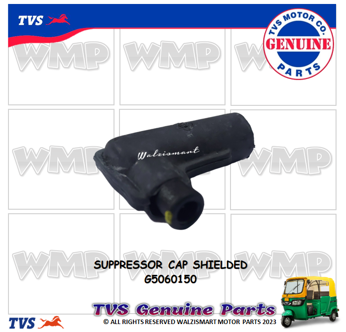 Suppressor Cap Shielded/Spark Plug Cap (G5060150) TVS King Genuine