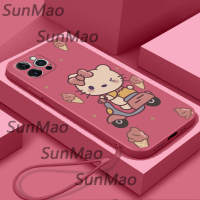 เคสโทรศัพท์ iPhone 12 Pro ปกแมวการ์ตูน